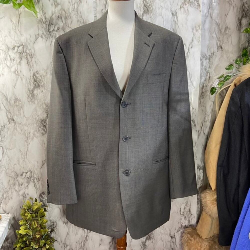Vintage Calvin Klein Macy’s Men’s Charcoal Blazer 42R